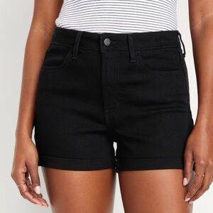 Old navy wow black jean short NWT